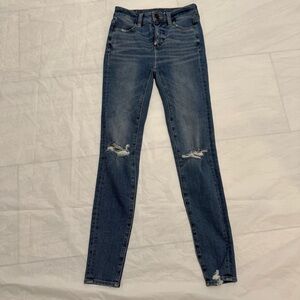American Eagle Outfitters The Dream Jean Hi-Rise Jegging Size 000 Regular